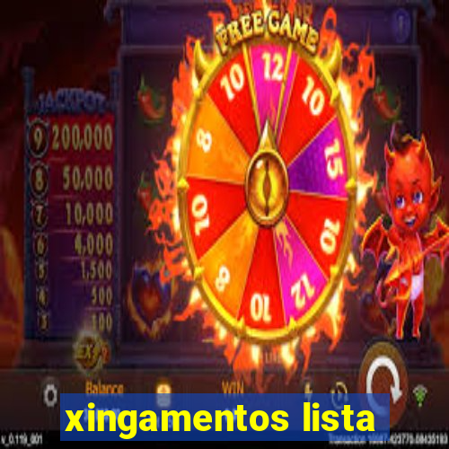 xingamentos lista